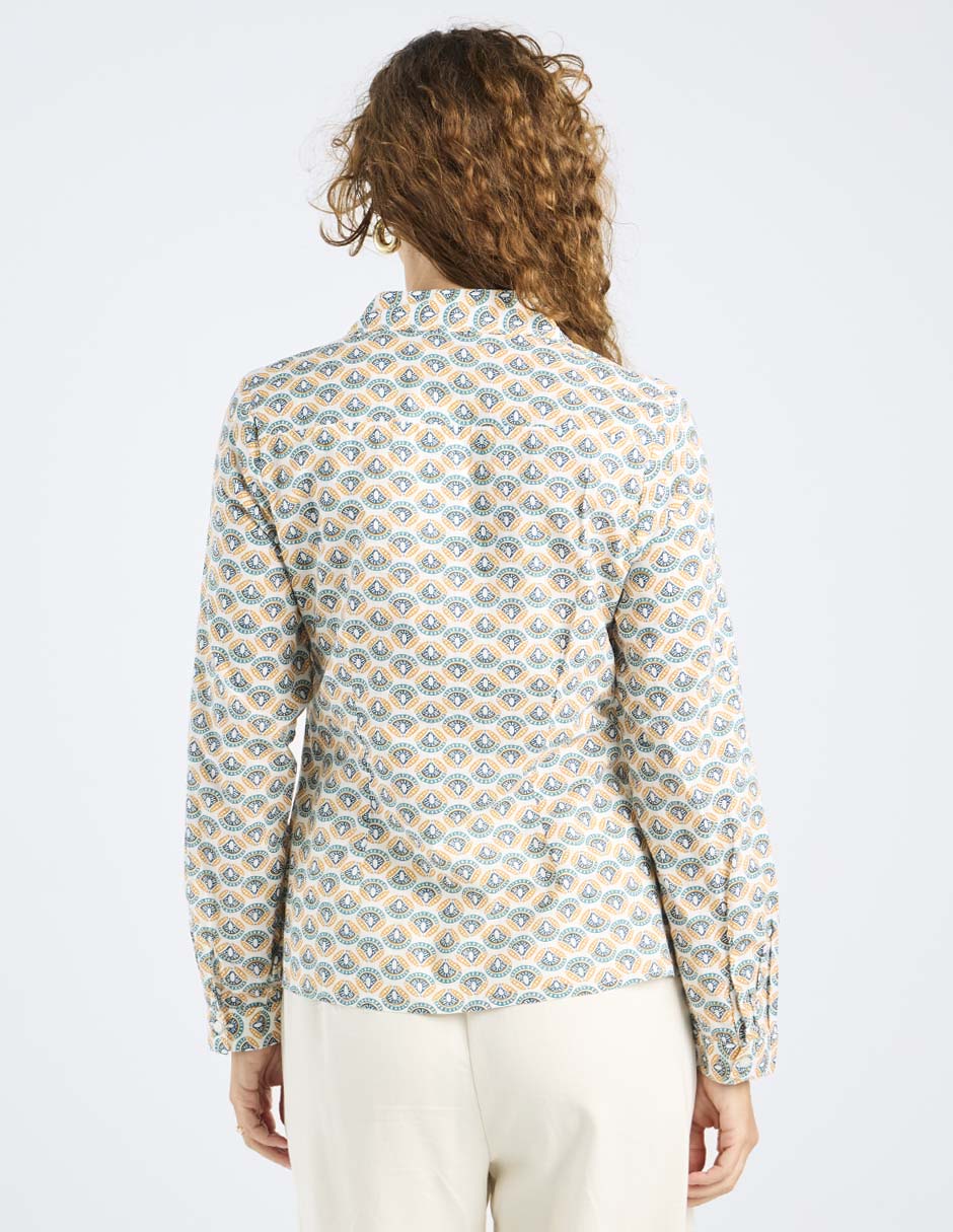 Blusa manga larga para mujer 6