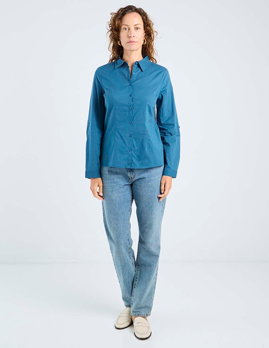 Blusa Weekend manga larga para mujer