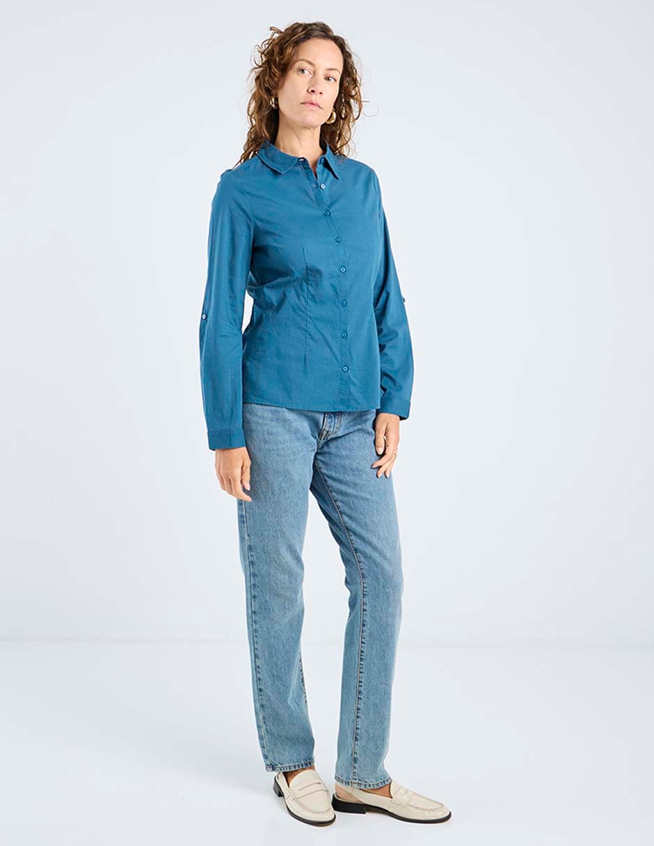 Blusa Weekend manga larga para mujer