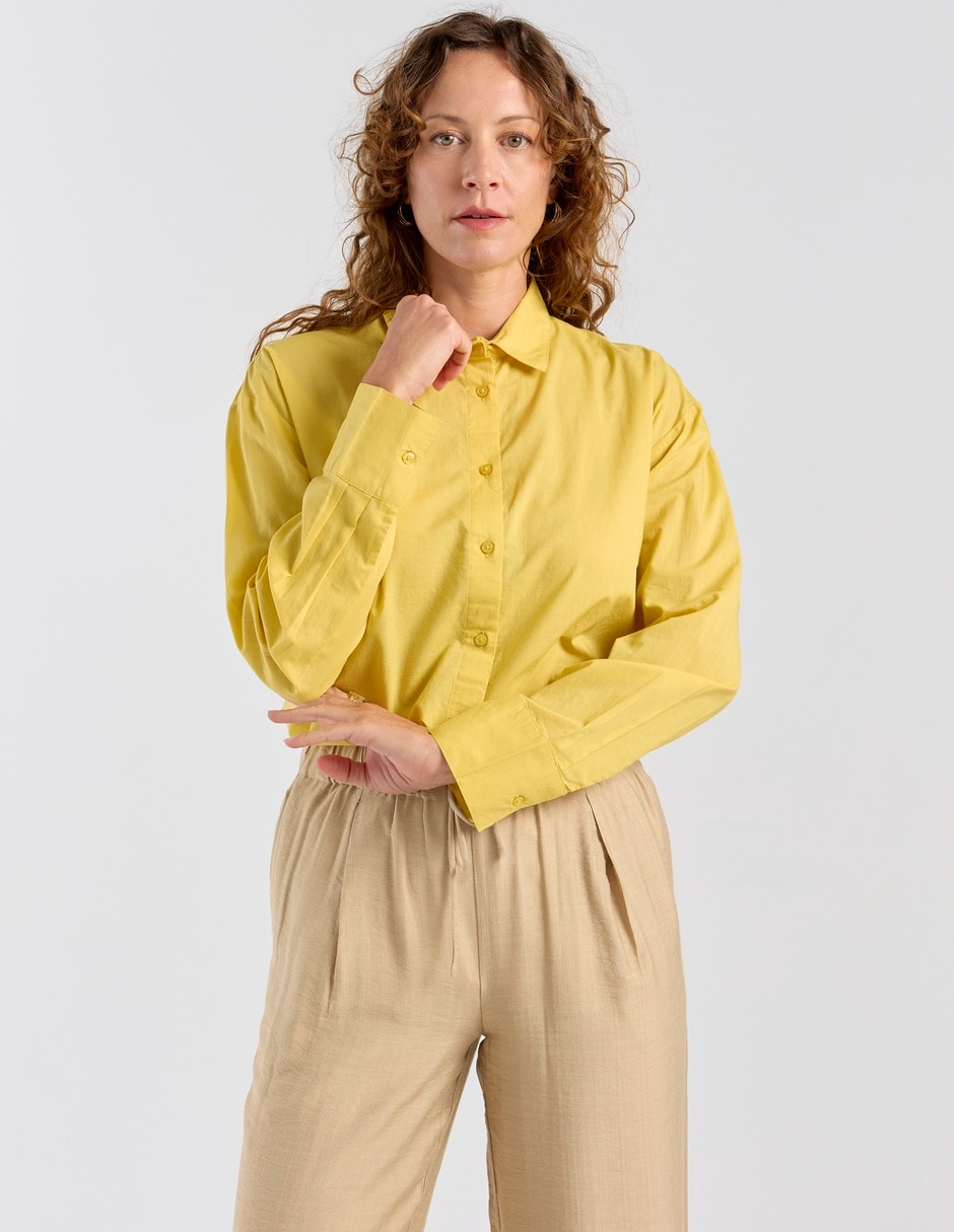 Blusa manga larga para mujer