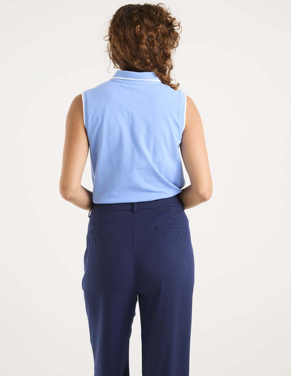 Playera cuello polo para mujer 2