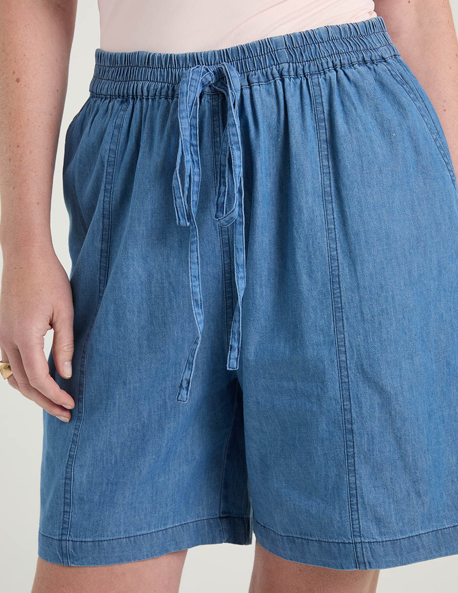 Bermuda de algodón para mujer 4