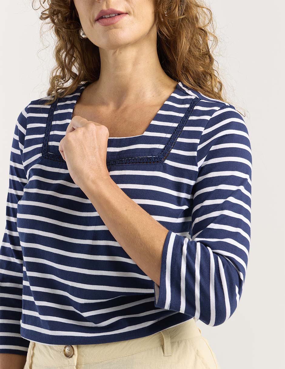 PLAYERA WKMR26580-03, CH, AZUL MARINO