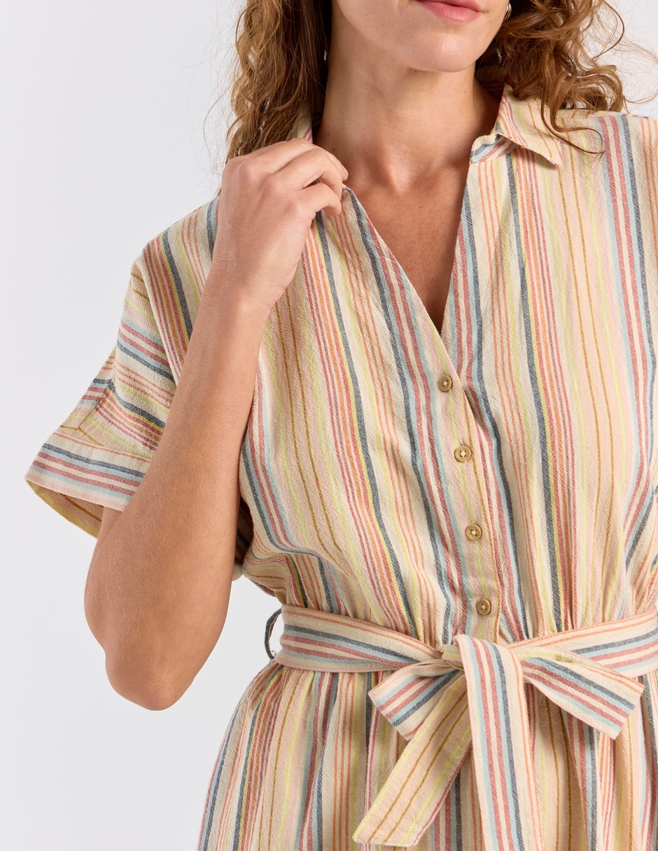 Jumpsuit casual estampado liso para mujer 4