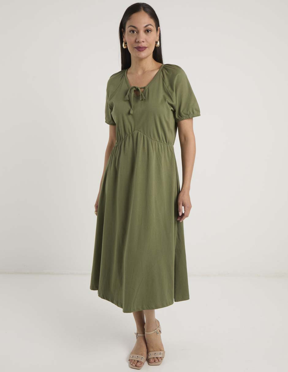 Vestido midi casual para mujer Vestido midi casual para mujer