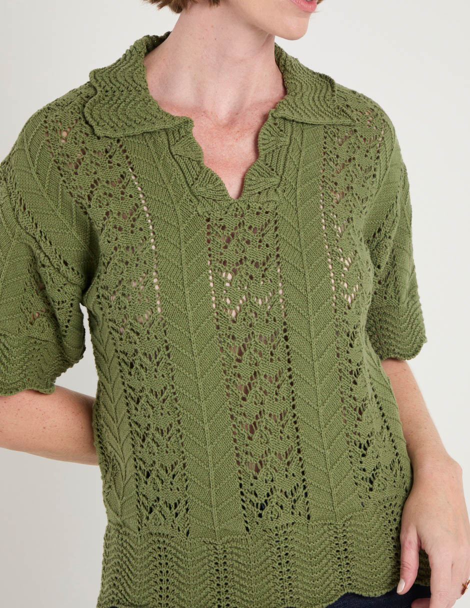 Blusa manga al codo para mujer 5