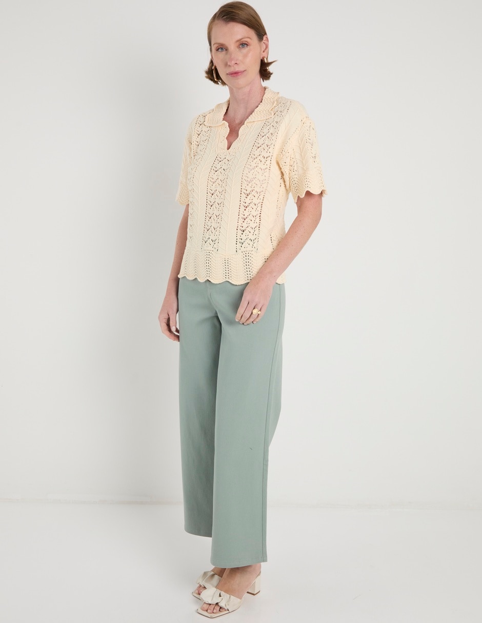 Blusa Weekend manga al codo para mujer