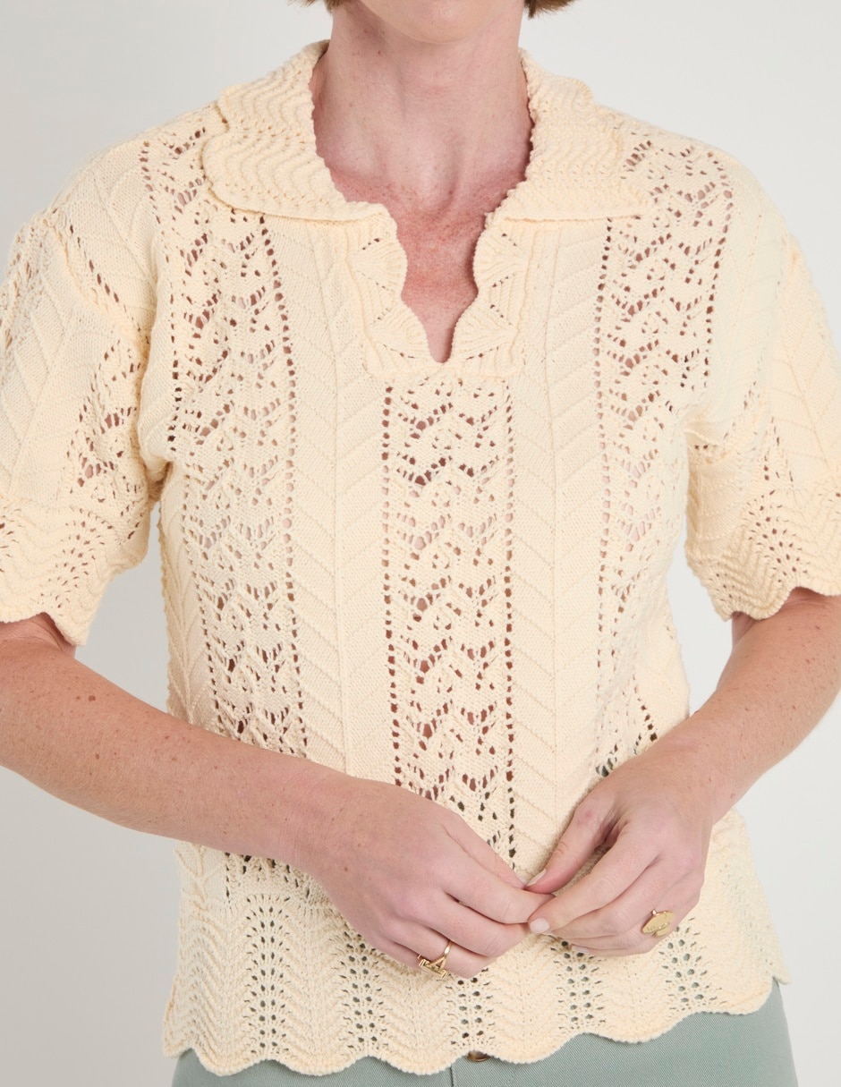 Blusa Weekend manga al codo para mujer