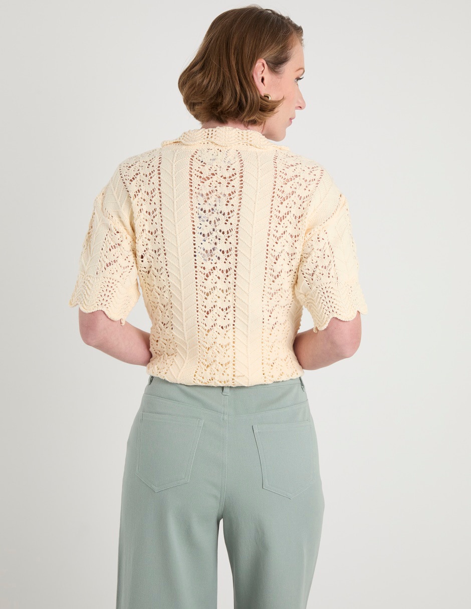 Blusa Weekend manga al codo para mujer