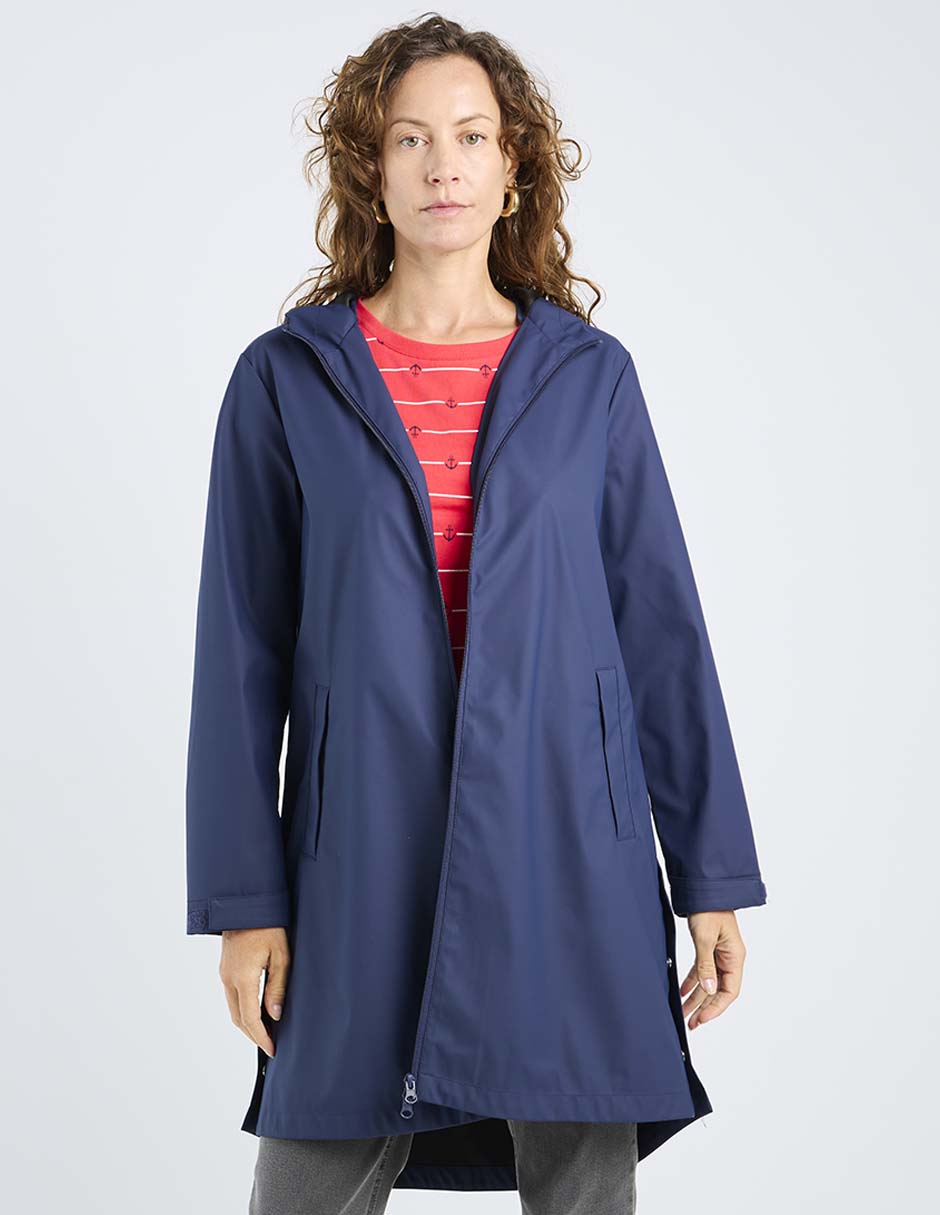 Chamarra rompevientos impermeable para mujer