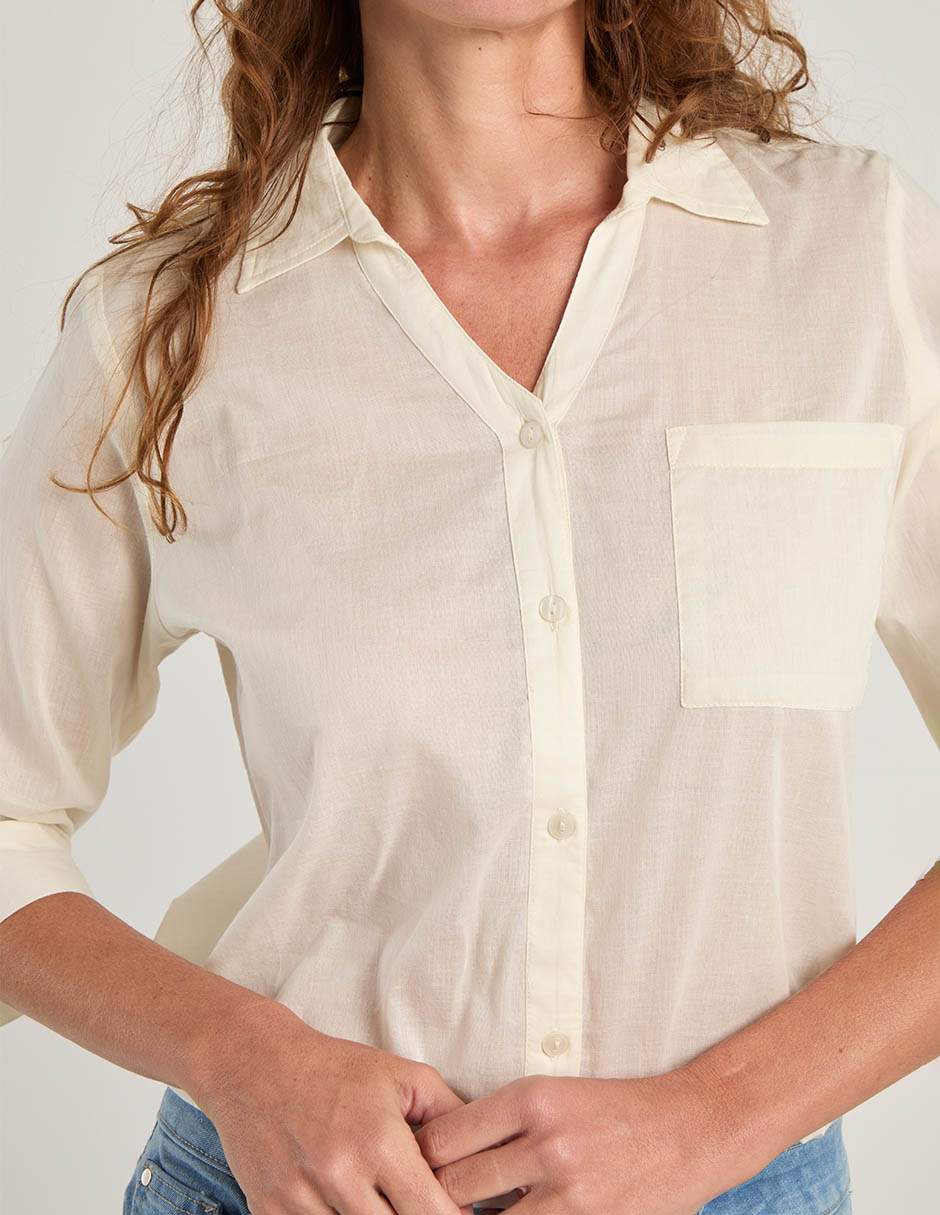 Blusa Weekend manga 3/4 para mujer