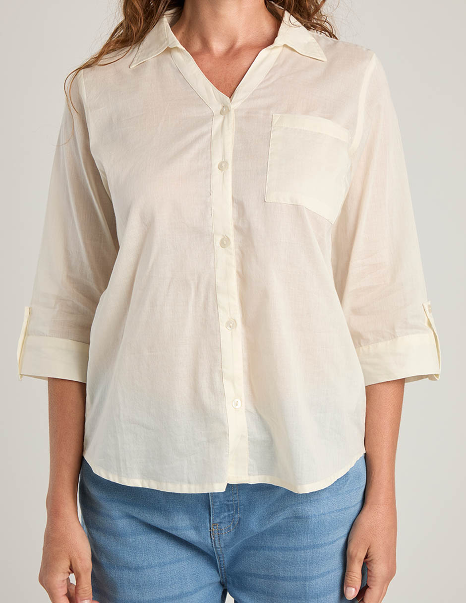 Blusa Weekend manga 3/4 para mujer