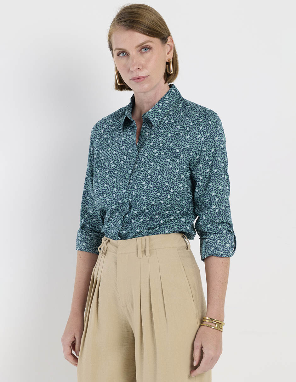 Blusa manga 3/4 para mujer