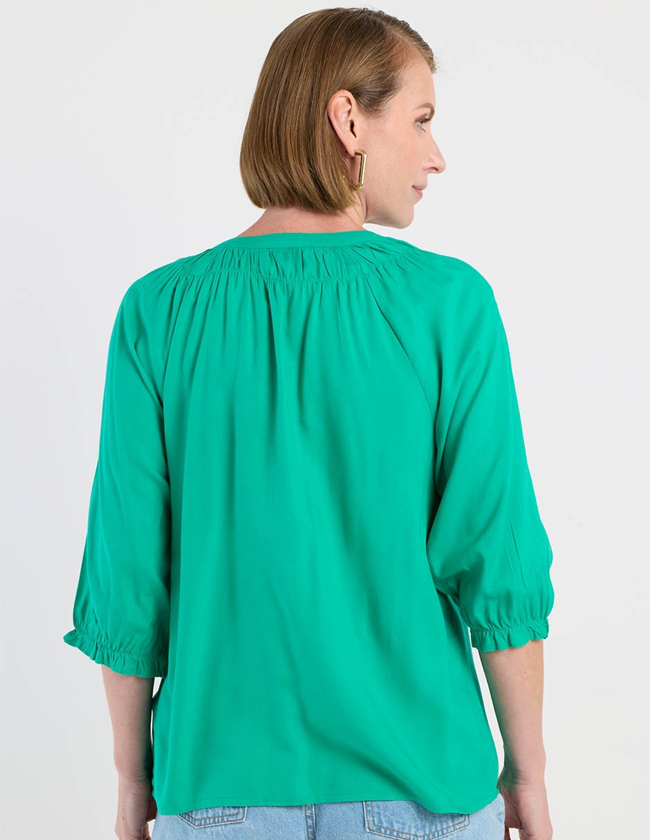 Blusa manga 3/4 para mujer 6