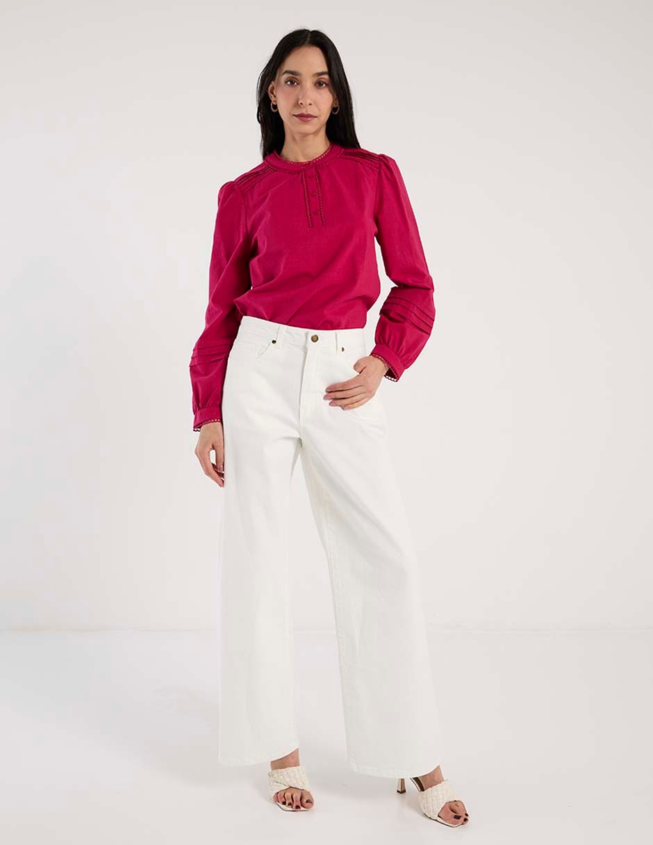 Blusa manga larga para mujer 3