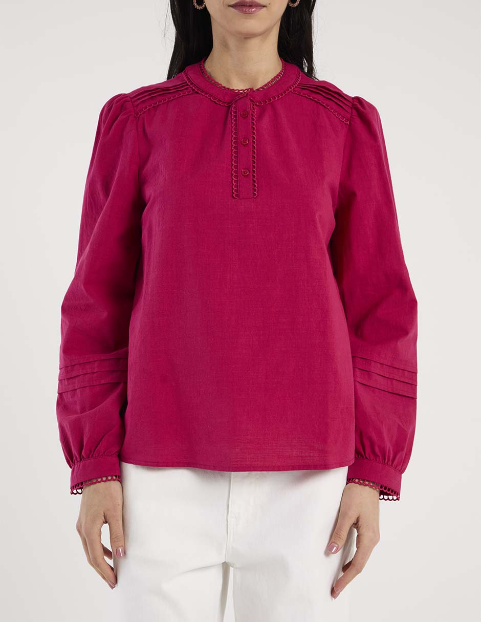 Blusa manga larga para mujer 5
