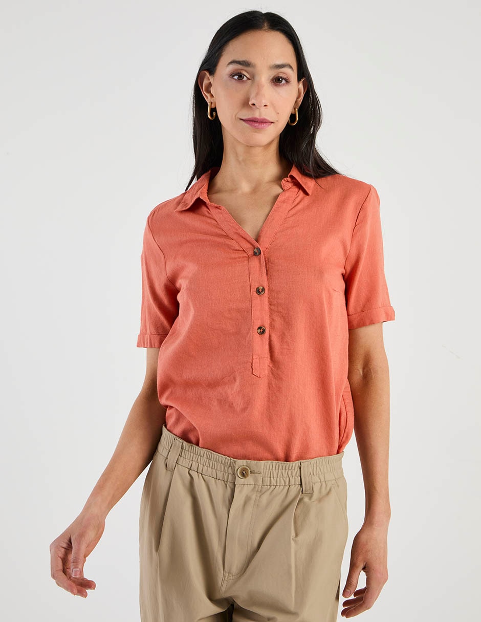 Blusa manga corta para mujer 2