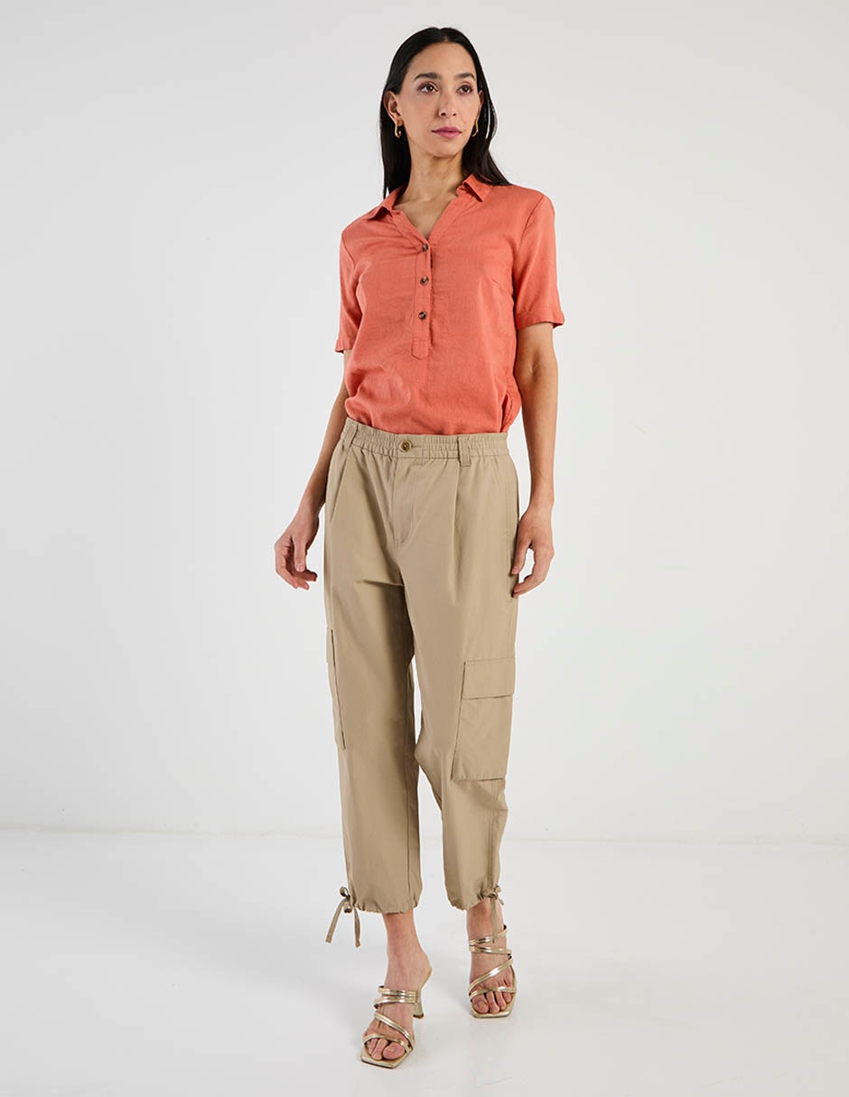 Blusa manga corta para mujer 3