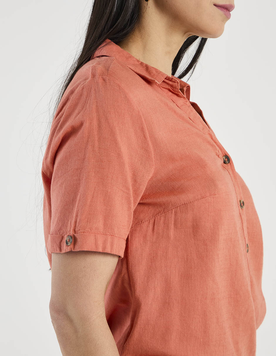 Blusa manga corta para mujer 5