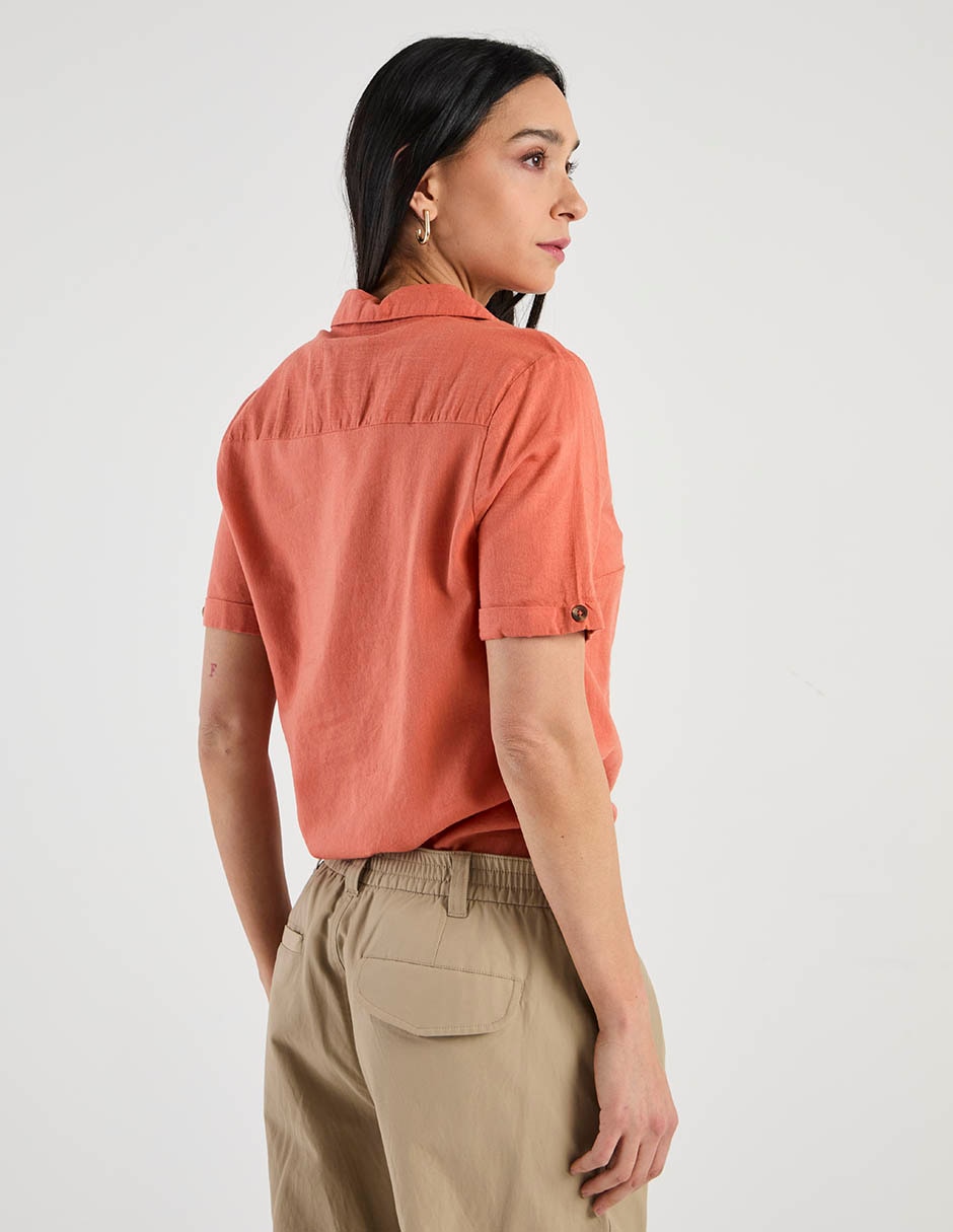 Blusa manga corta para mujer 6