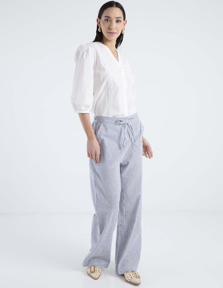 Pantalón relaxed amplio para mujer 3