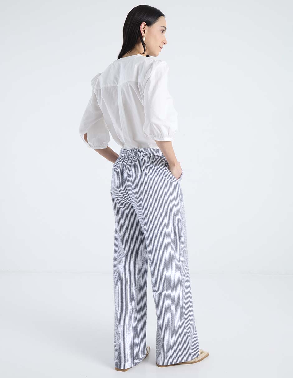 Pantalón relaxed amplio para mujer 6