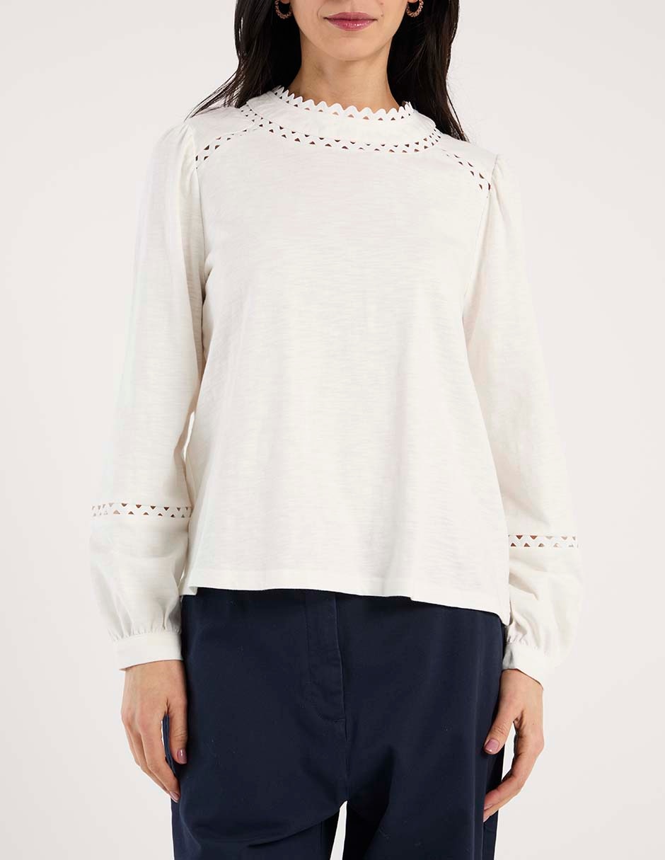 Blusa manga larga para mujer 5