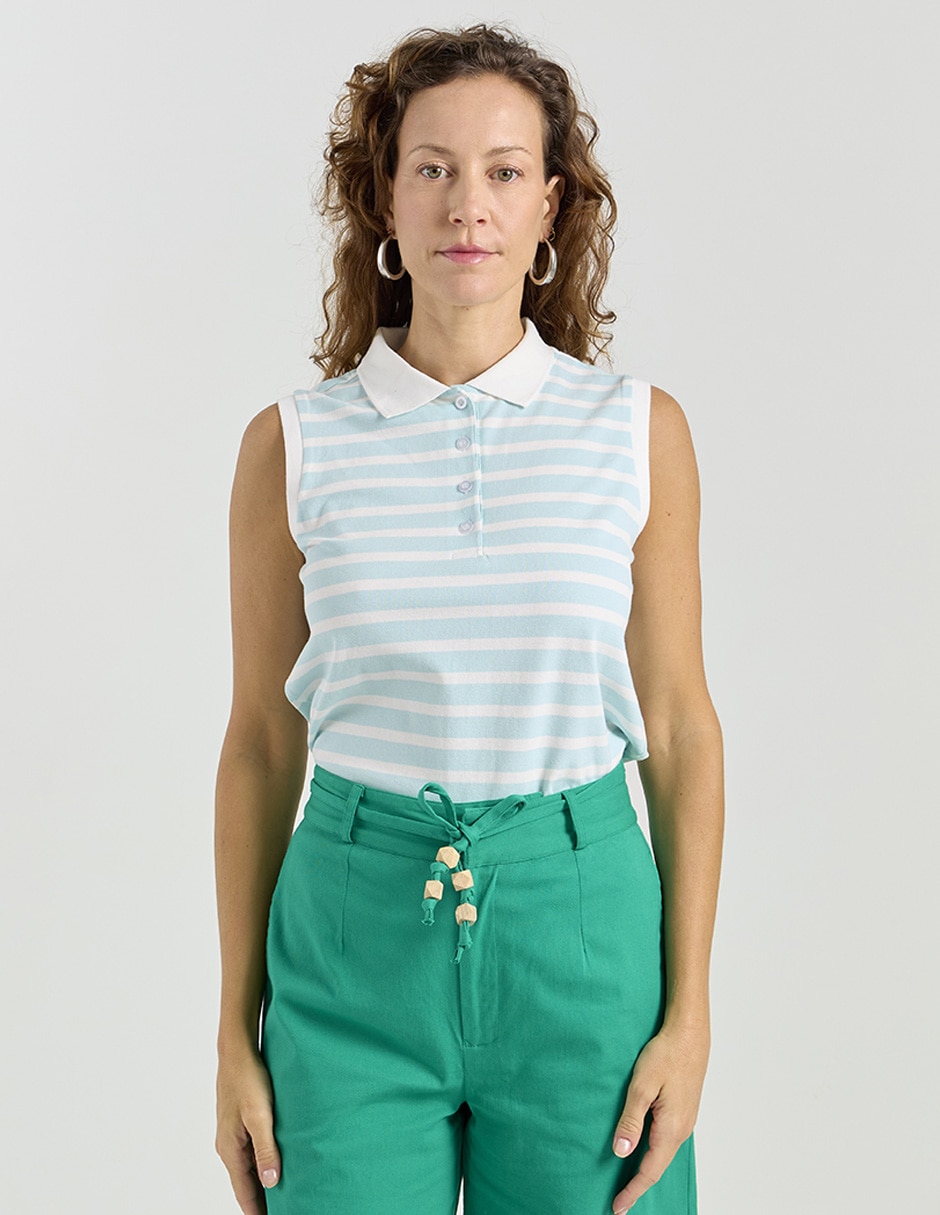 Playera tipo polo para mujer Playera tipo polo para mujer