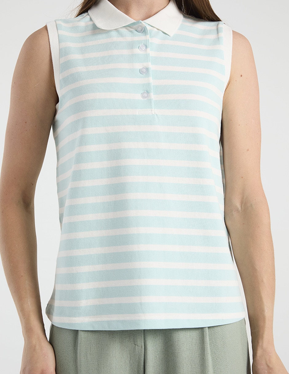 Playera tipo polo Weekend para mujer