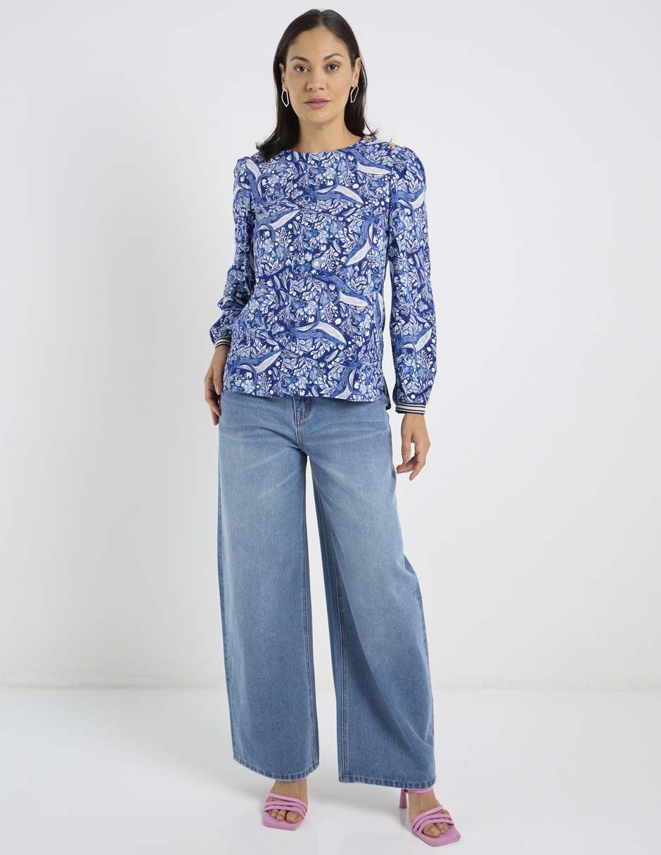 Blusa manga larga para mujer 2