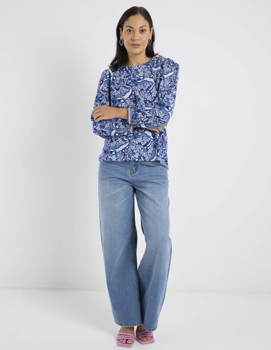 Blusa manga larga para mujer 3
