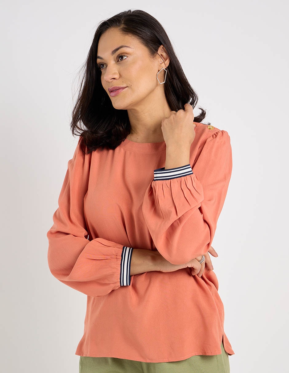 Blusa manga larga para mujer Blusa manga larga para mujer