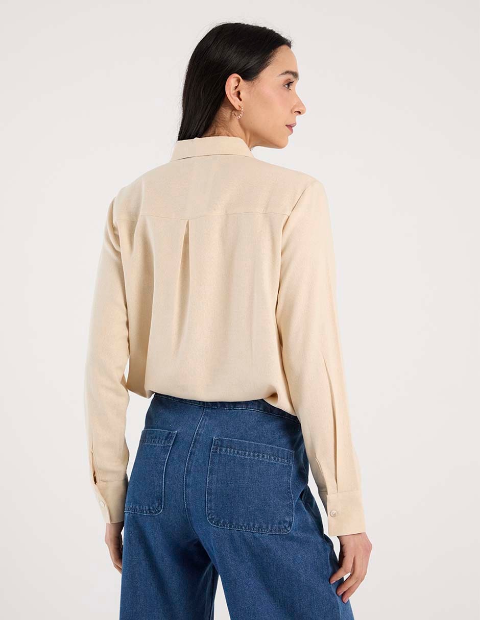 Blusa Weekend manga larga para mujer