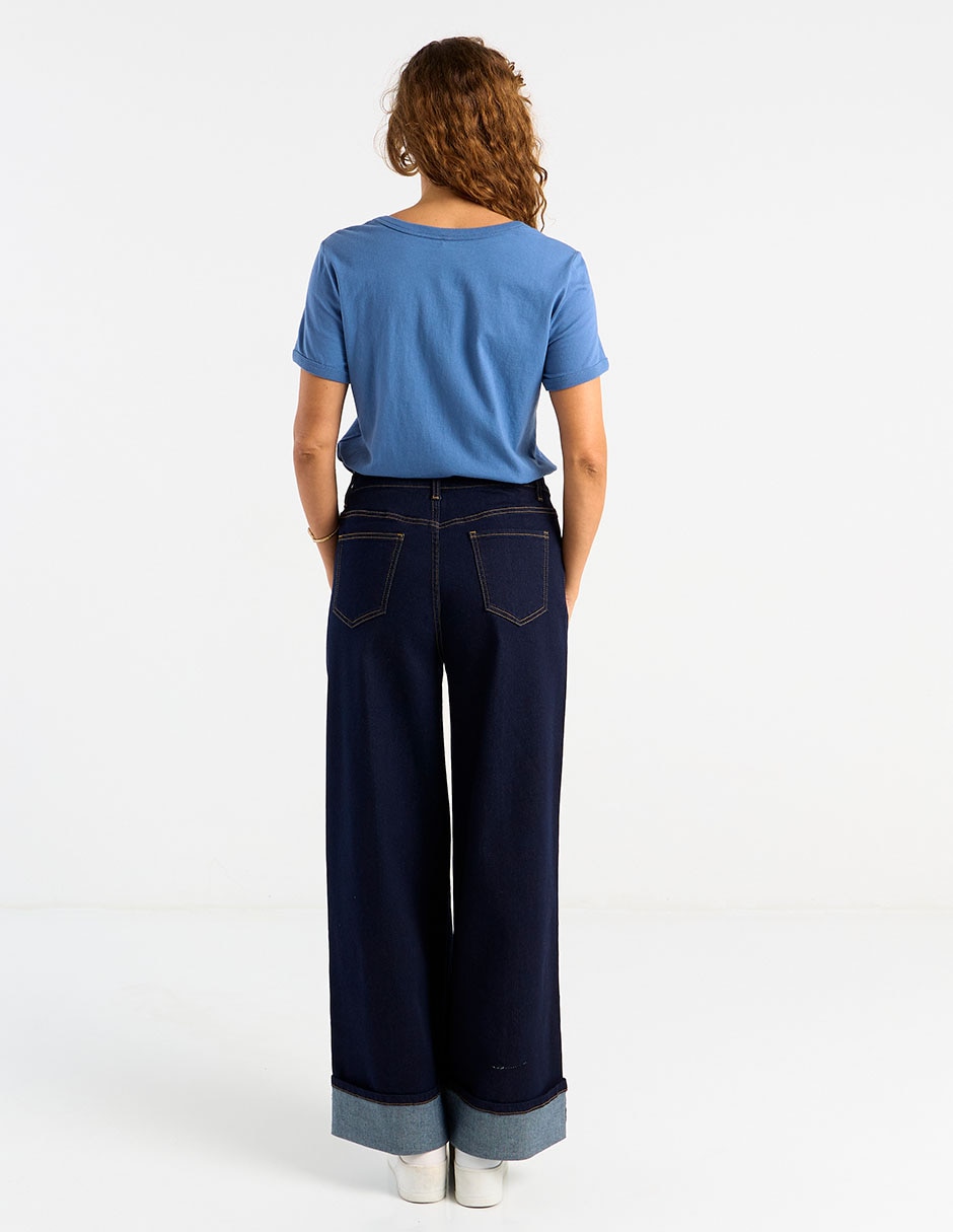 Jeans wide leg para mujer 2