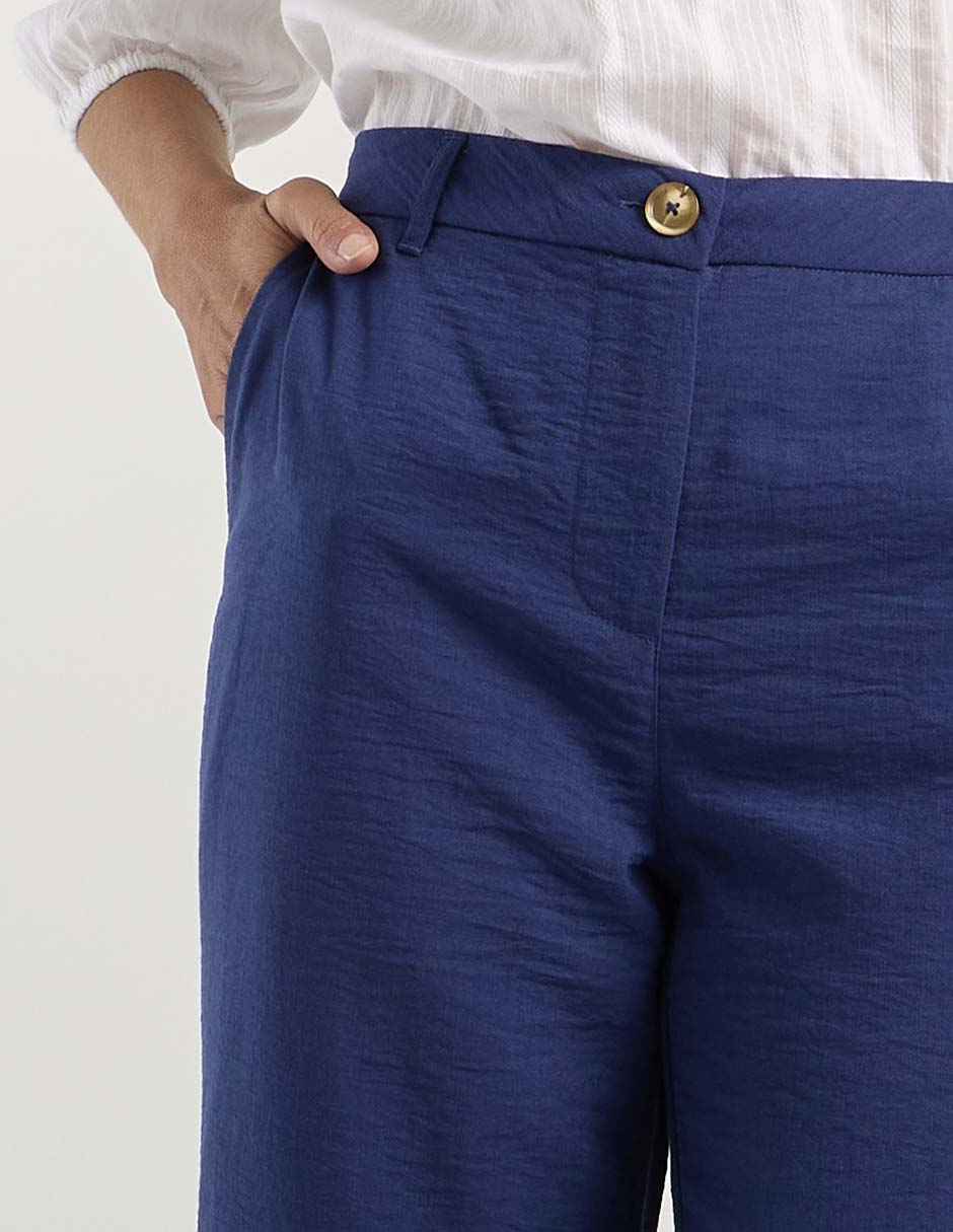 Pantalón straight loose para mujer 4