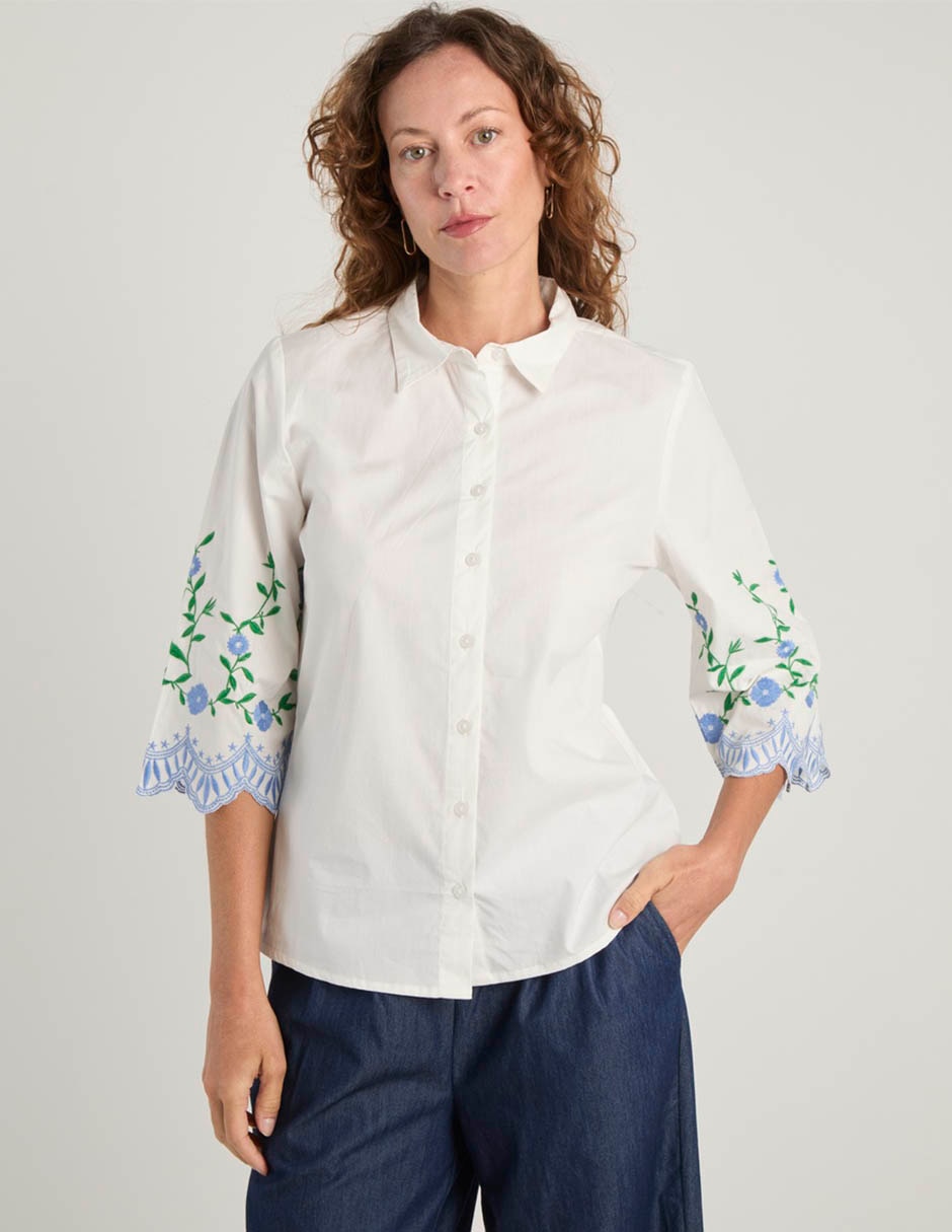 Blusa manga 3/4 para mujer Blusa manga 3/4 para mujer