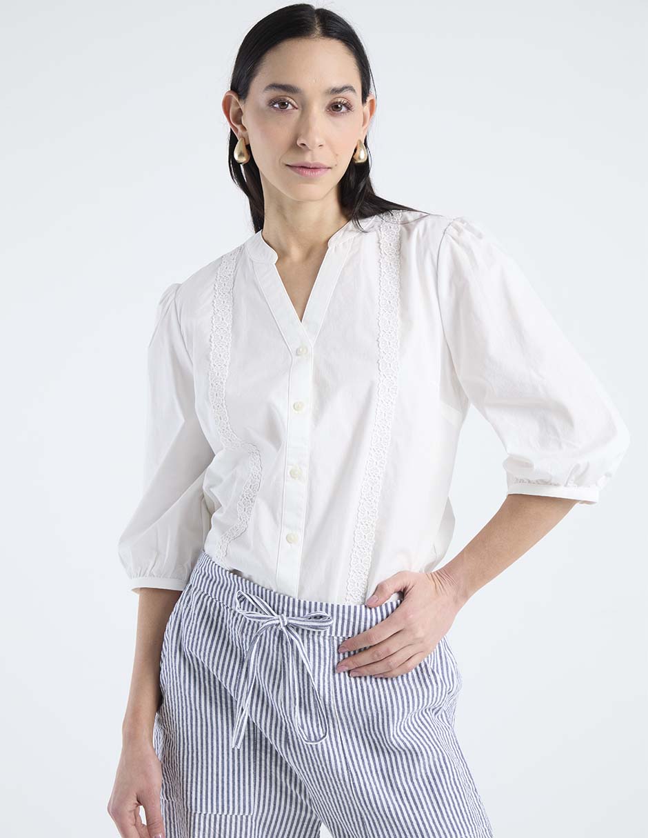 Blusa manga 3/4 para mujer 2
