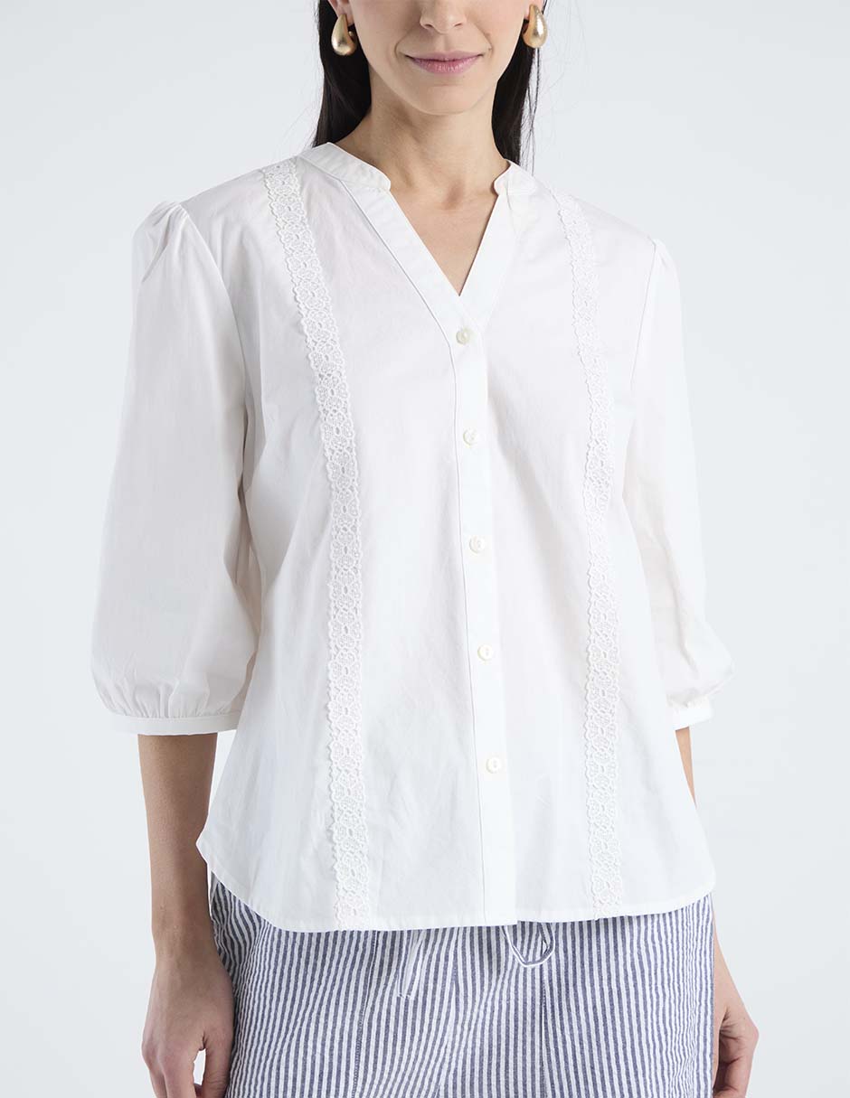 Blusa manga 3/4 para mujer 7