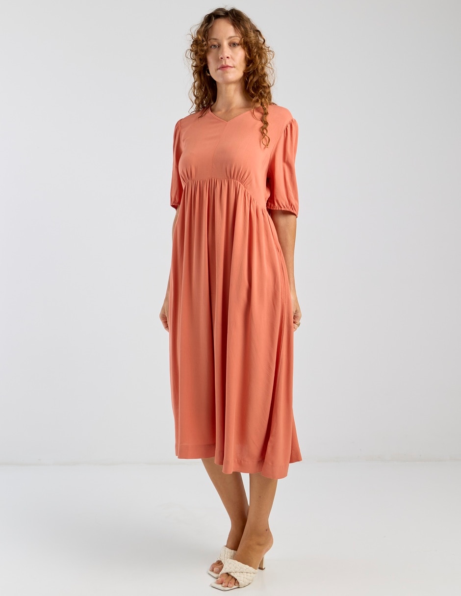 VESTIDO WEEKEND, CH, TERRACOTA CLARO ES