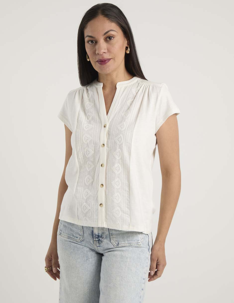 Blusa manga corta para mujer Blusa manga corta para mujer