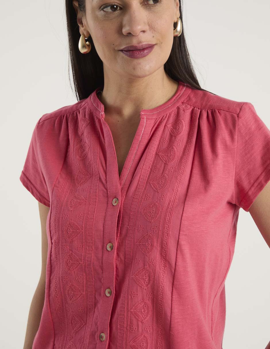 Blusa Weekend manga corta para mujer