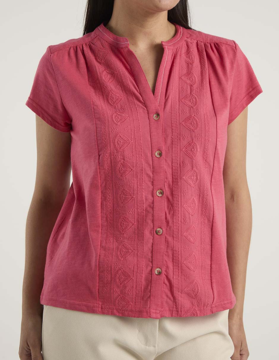 Blusa Weekend manga corta para mujer