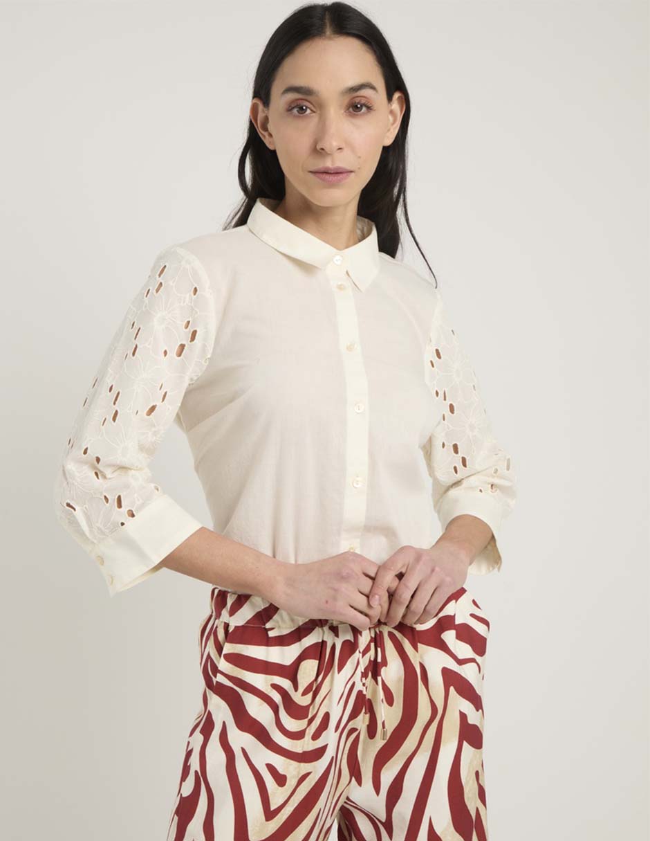Blusa manga 3/4 para mujer Blusa manga 3/4 para mujer