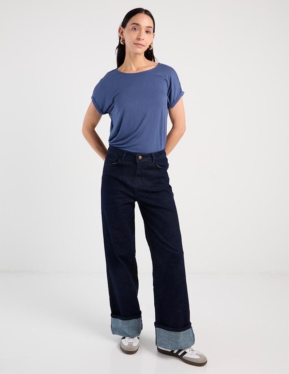 BLUSA WKM26145-05 WEEK, CH, DARK DENIM