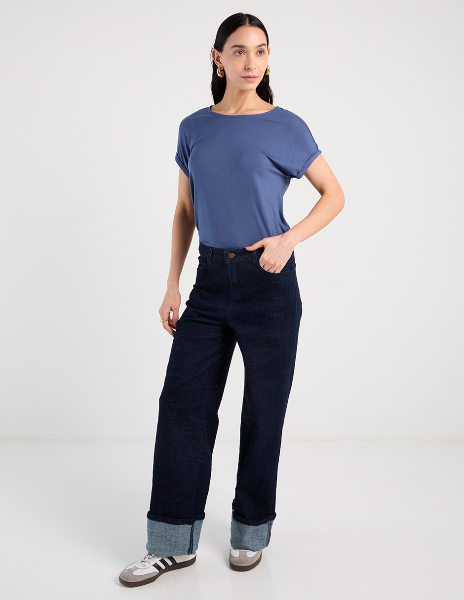 BLUSA WKM26145-05 WEEK, CH, DARK DENIM