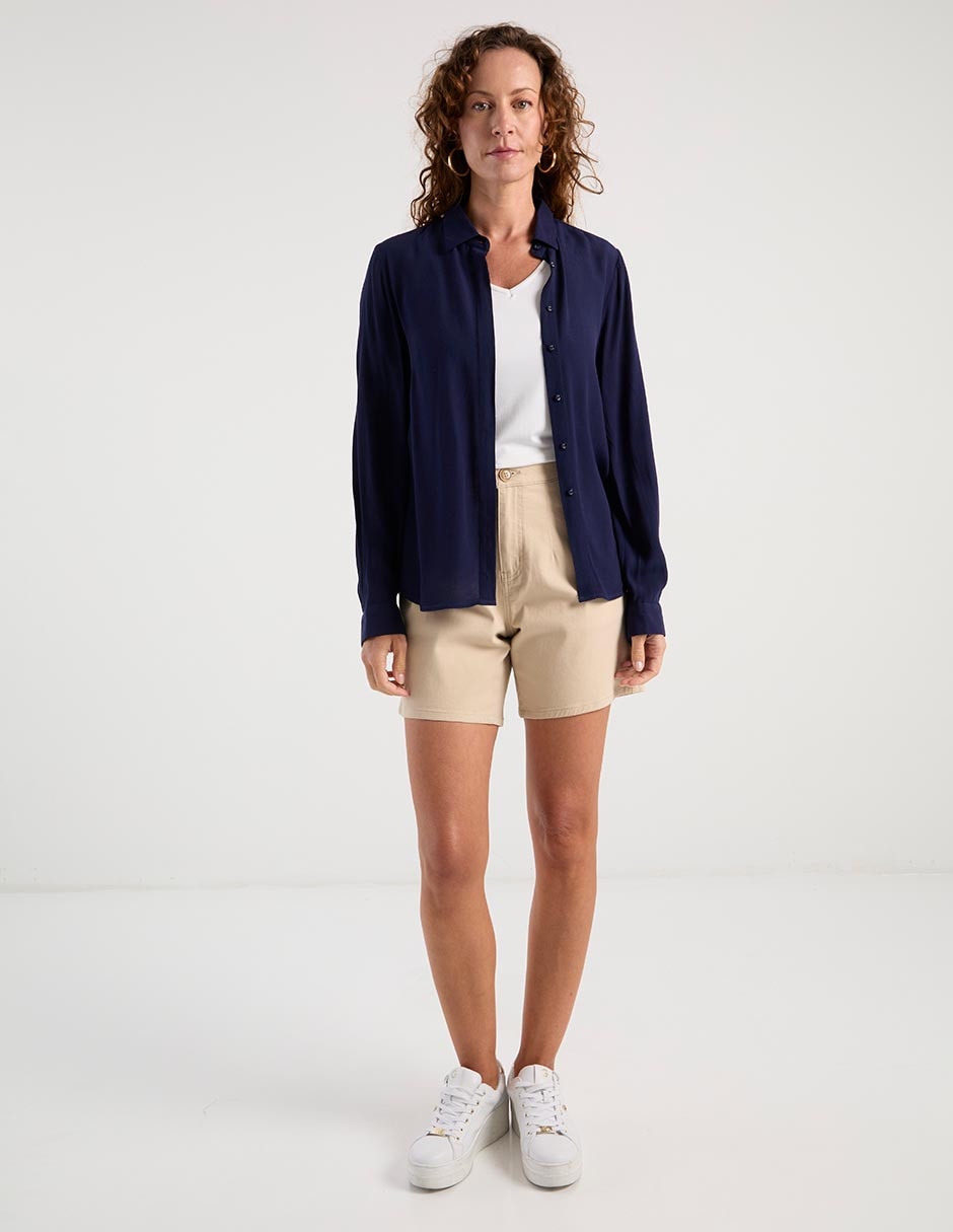 Blusa Weekend manga larga para mujer