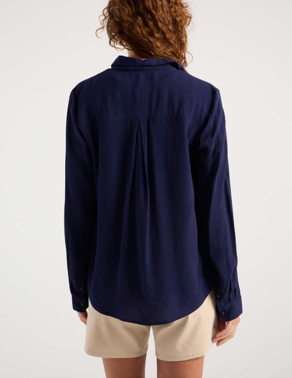 Blusa Weekend manga larga para mujer