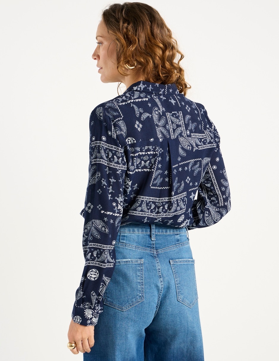 Blusa manga larga para mujer 6