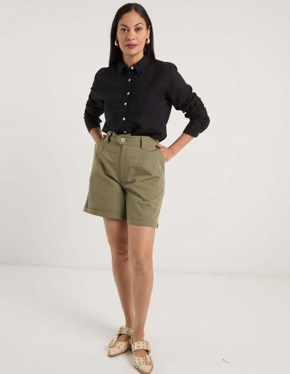 BLUSA WKM26169-06 WEEKEND M, EG, NEGRO