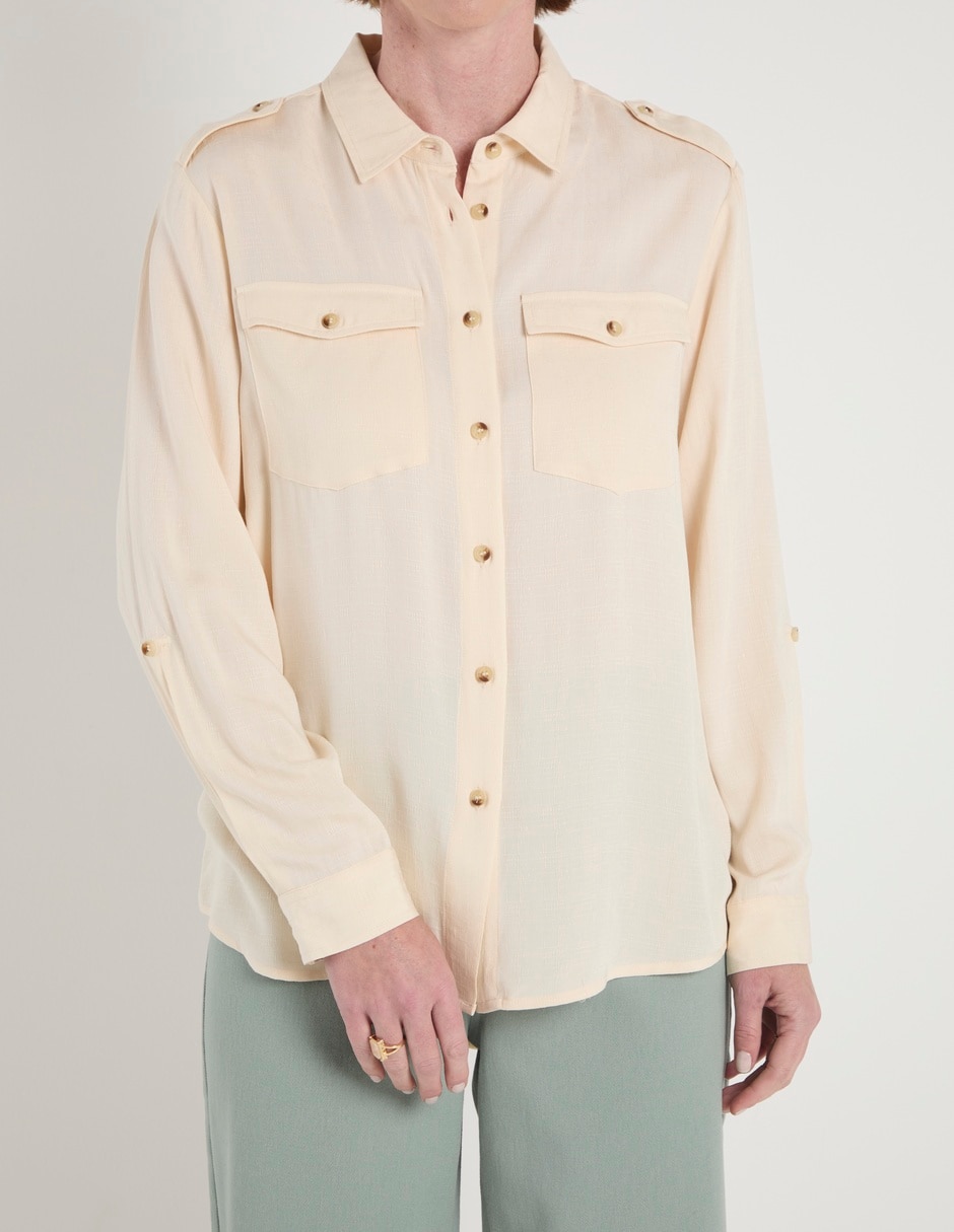 Blusa manga larga para mujer 7